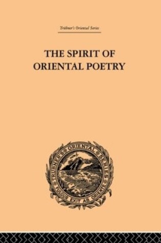 Cover of The Spirit of Oriental Poetry