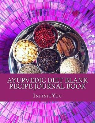 Book cover for Ayurvedic Diet Blank Recipe Journal Book