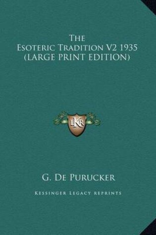 Cover of The Esoteric Tradition V2 1935