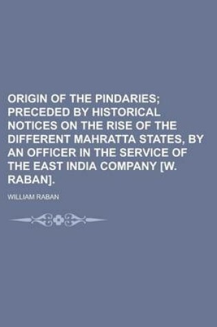 Cover of Origin of the Pindaries