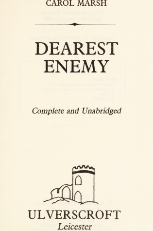 Cover of Dearest Enemy