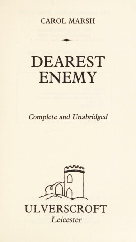 Book cover for Dearest Enemy