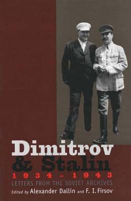 Cover of Dimitrov and Stalin, 1934-1943