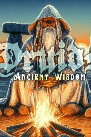 Cover of Ancient Wisdom Druids Coloring Book for Adults