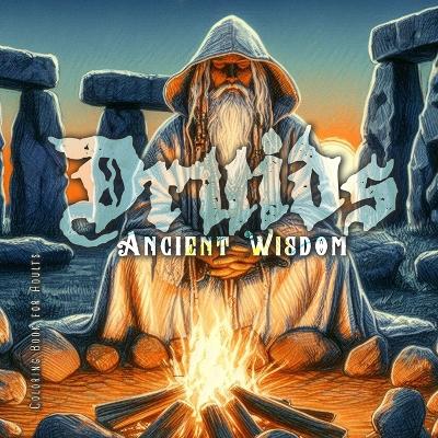 Book cover for Ancient Wisdom Druids Coloring Book for Adults