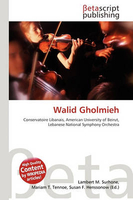 Cover of Walid Gholmieh