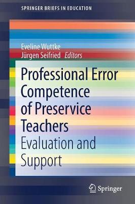 Book cover for Professional Error Competence of Preservice Teachers