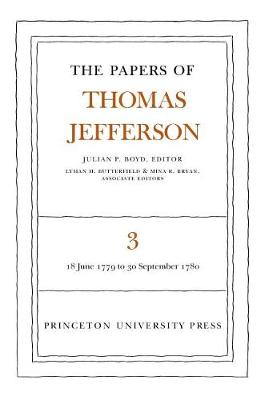 Book cover for The Papers of Thomas Jefferson, Volume 3