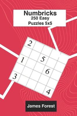 Book cover for 250 Numbricks 5x5 easy puzzles