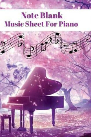 Cover of Note Black Music Sheet for Piano