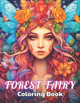 Book cover for Forest Fairy Coloring Book for Adult