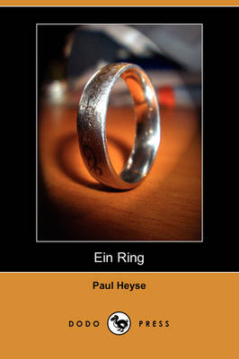 Book cover for Ein Ring (Dodo Press)