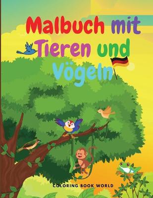 Book cover for Malbuch mit Tieren und Vögeln