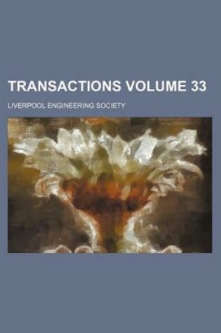 Cover of Transactions Volume 33