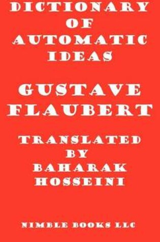 Cover of Dictionary of Automatic Ideas