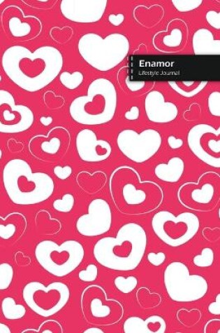 Cover of Enamor Lifestyle Journal, Blank Write-in Notebook, Dotted Lines, Wide Ruled, Size (A5) 6 x 9 In (Pink)