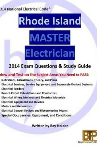 Cover of Rhode Island 2014 Master Electrician Study Guide