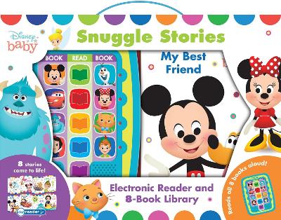 Book cover for Disney Baby: Snuggle Stories Me Reader Jr Electronic Reader and 8-Book Library Sound Book Set