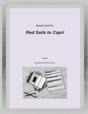 Book cover for Novel Unit for Red Sails to Capri