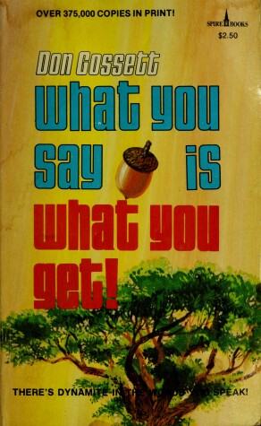 Book cover for What You Say is What You Get