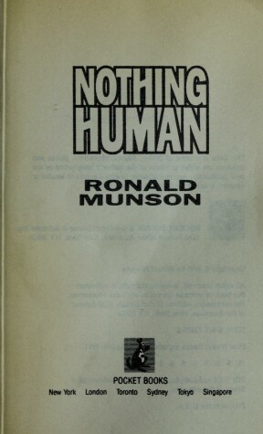 Book cover for Nothing Human