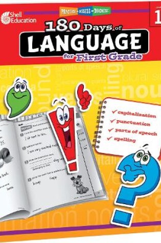 Cover of 180 Days of Language for First Grade