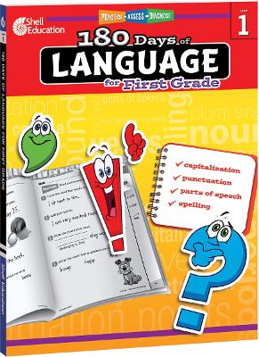 Cover of 180 Days of Language for First Grade