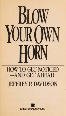 Book cover for Blow Yr Horn