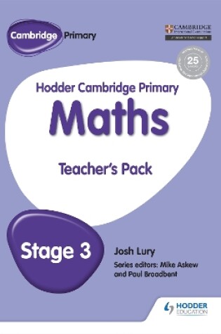 Cover of Hodder Cambridge Primary Maths Teacher's Pack 3