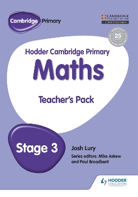 Cover of Hodder Cambridge Primary Maths Teacher's Pack 3