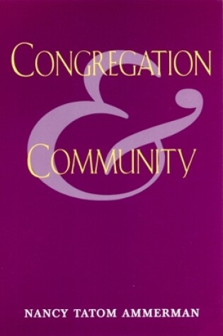 Cover of Congregation and Community