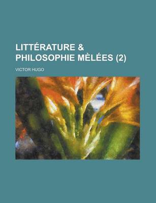 Book cover for Litterature & Philosophie Melees (2)