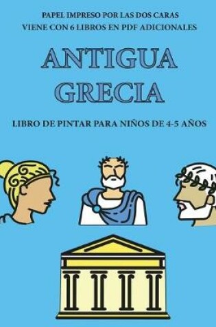 Cover of Libro de pintar para niños de 4-5 años (Antigua Grecia)