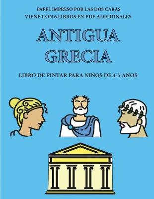 Book cover for Libro de pintar para niños de 4-5 años (Antigua Grecia)