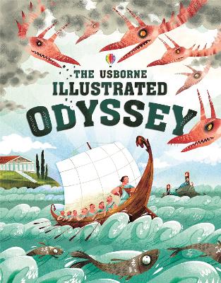 Book cover for Usborne Illustrated Odyssey