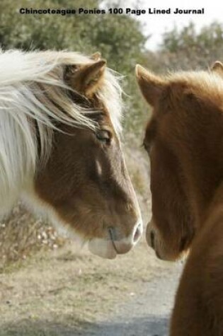 Cover of Chincoteague Ponies 100 Page Lined Journal