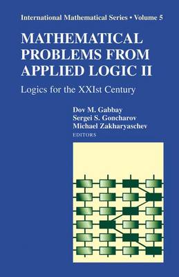 Book cover for Mathematical Problems from Applied Logic II