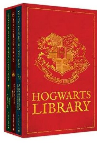 Cover of The Hogwarts Library Boxed Set including Fantastic Beasts & Where to Find Them