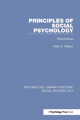 Cover of Principles of Social Psychology
