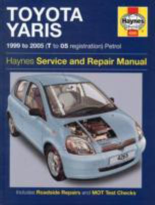 Book cover for Toyota Yaris Petrol Service and Repair Manual