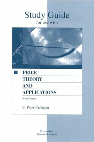 Cover of Student Study Guide for Use with Price Theory and Applications