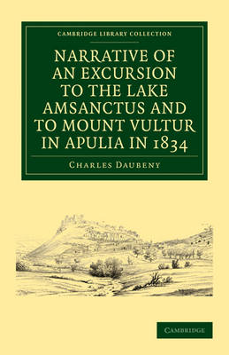 Book cover for Narrative of an Excursion to the Lake Amsanctus and to Mount Vultur in Apulia in 1834