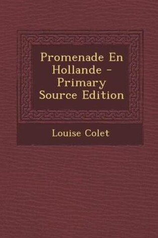 Cover of Promenade En Hollande