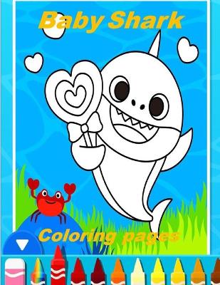 Book cover for Baby Shark Coloring pages