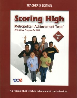 Cover of Scoring High on the MAT 8, Teacher Edition with Poster, Grade 6