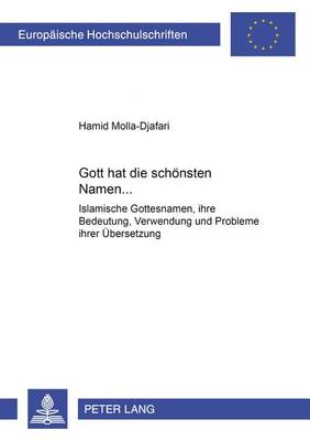 Cover of Gott Hat Die Schoensten Namen ...