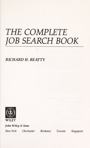 Book cover for The Complete Job Search Book