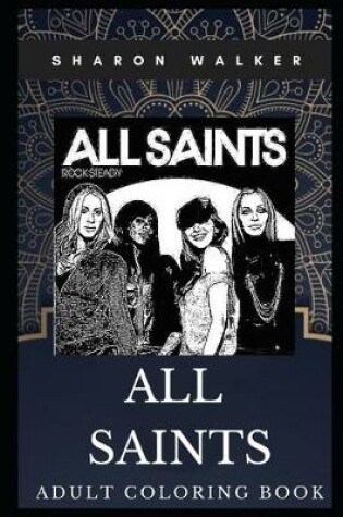 Cover of All Saints Adult Coloring Book