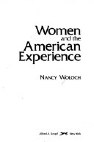 Cover of Women&amer Experience