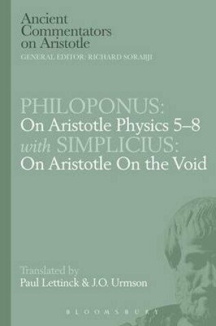 Cover of On Aristotle's "Physics 5-8 " with on Aristotle on the Void